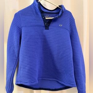 Vineyard Vines Periwinkle Blue Three Snap Pullover